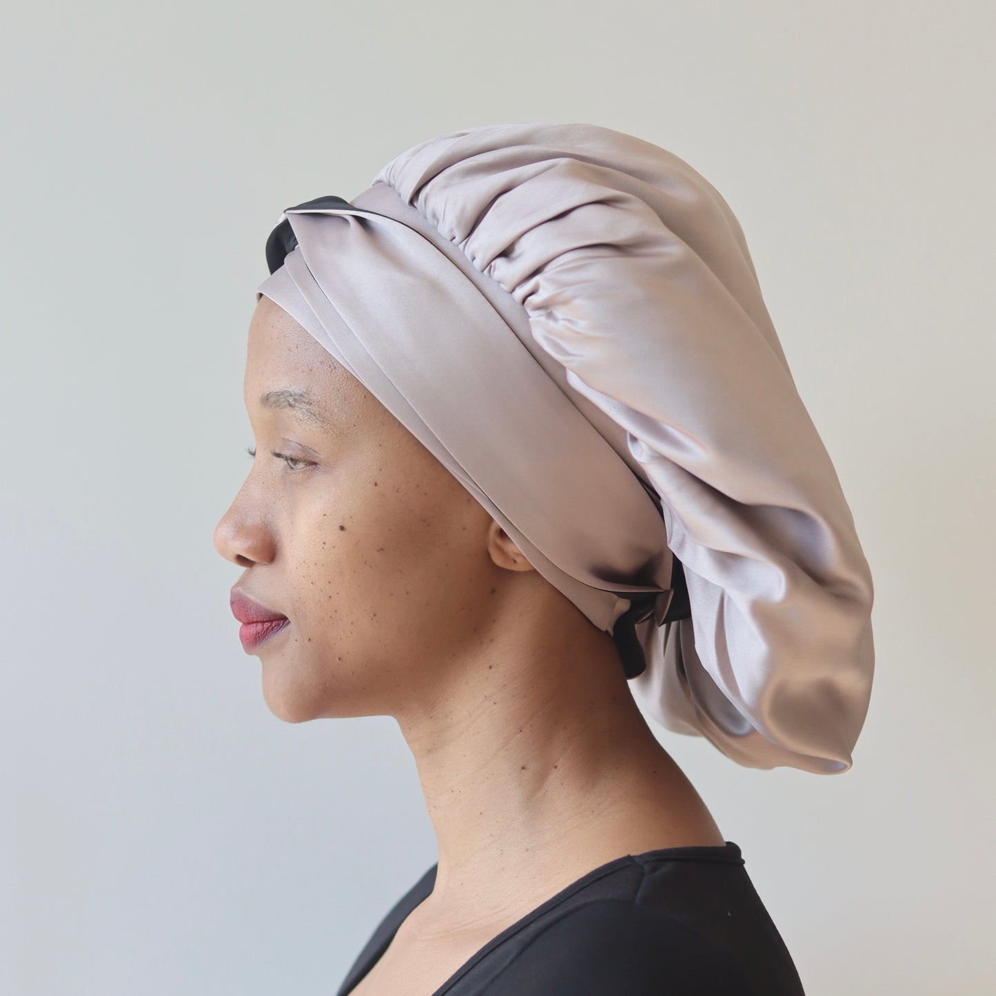 Pre-order Blush pink adult thick satin bonnets