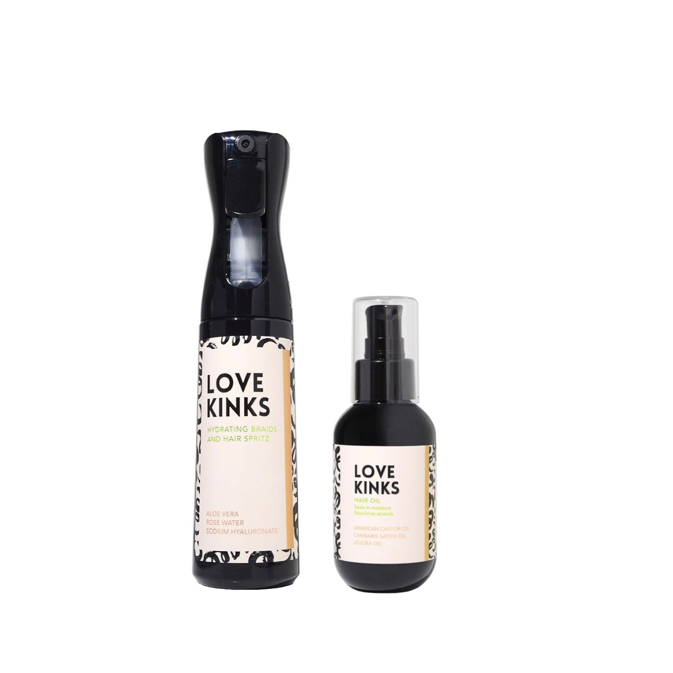 Kiddie Bundle with a spray bottle and oil. Fragrance Free