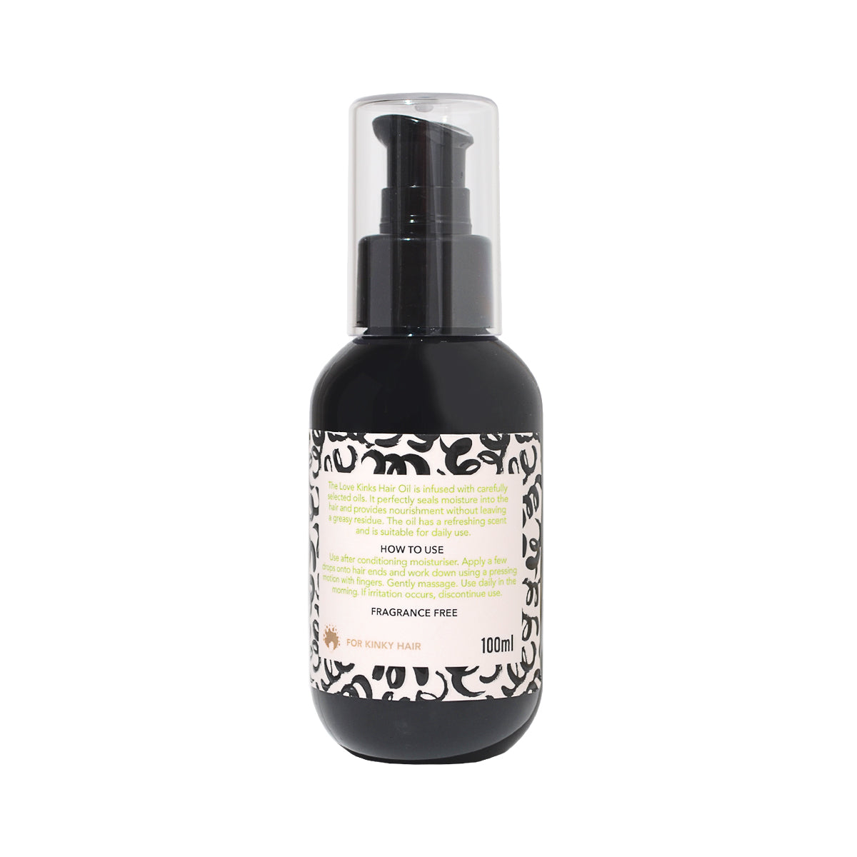 Hair Oil with Jamaican Castor Oil, Cannabis Sativa Oil and Jojoba Oil. Fragrance Free