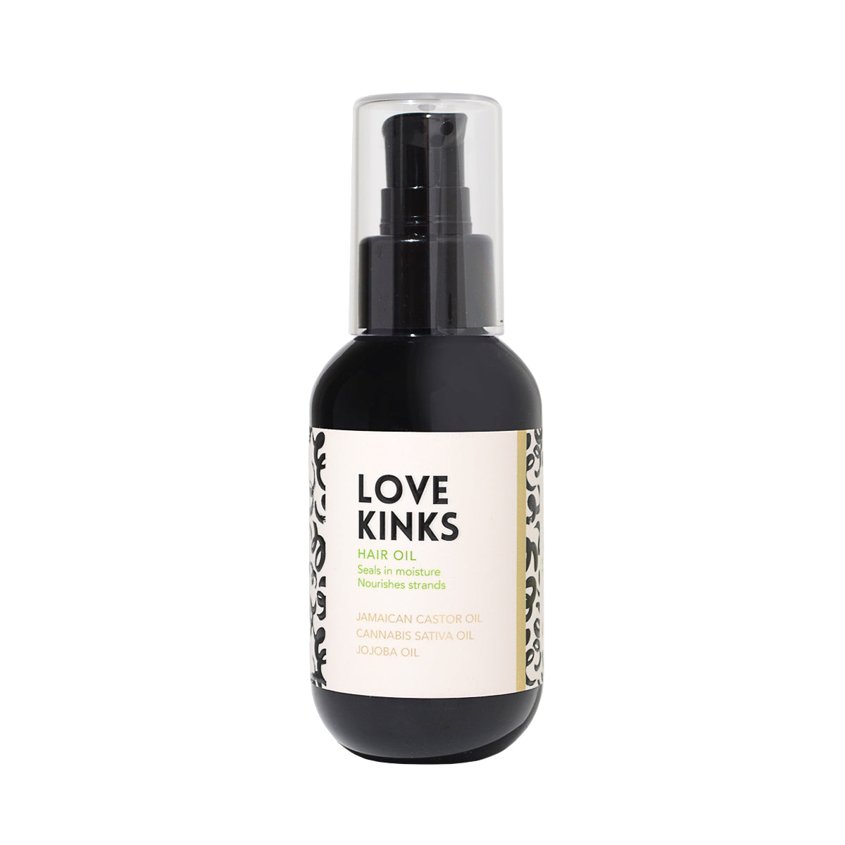 Hair Oil with Jamaican Castor Oil, Cannabis Sativa Oil and Jojoba Oil. Fragranced