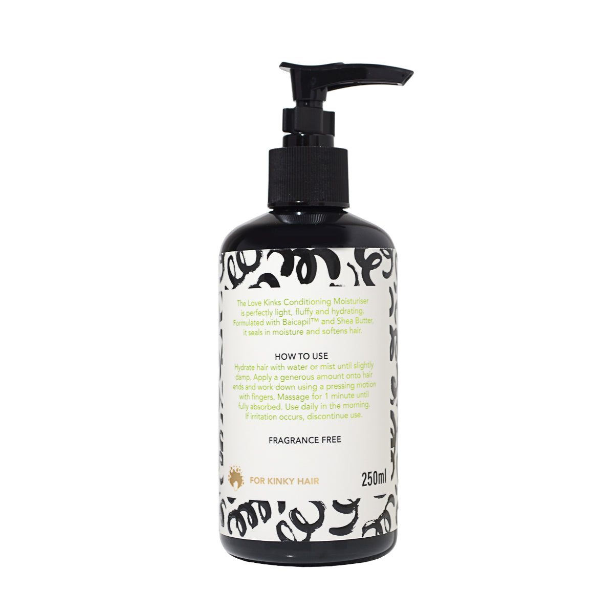 Conditioning Moisturiser with Baicapil and Shea Butter. Fragrance Free