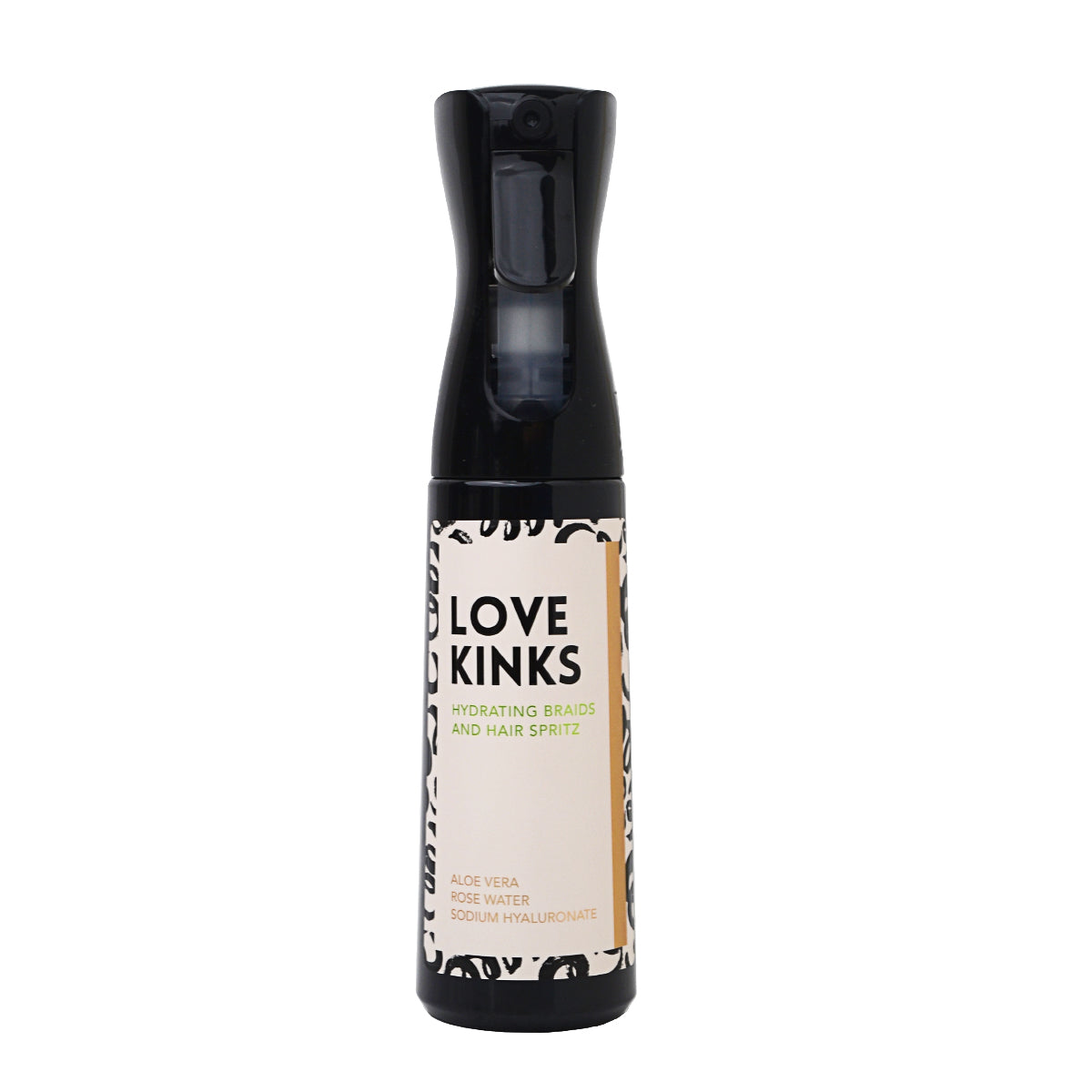 Braids and Hair Spritz Hyaluronic Acid, Rosemary Leaf Extract and Aloe Leaf Extract. Fragrance Free