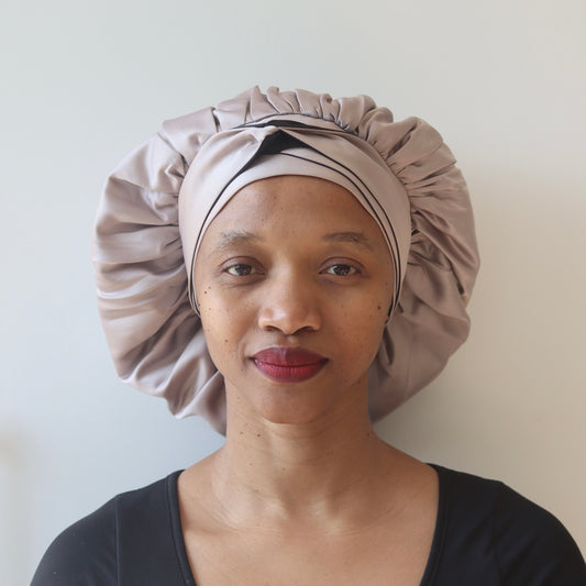 Pre-order Blush pink adult thick satin bonnets