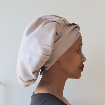 Pre-order Blush pink adult thick satin bonnets