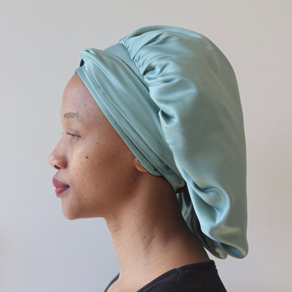 Pre-order Mint adult thick satin bonnets