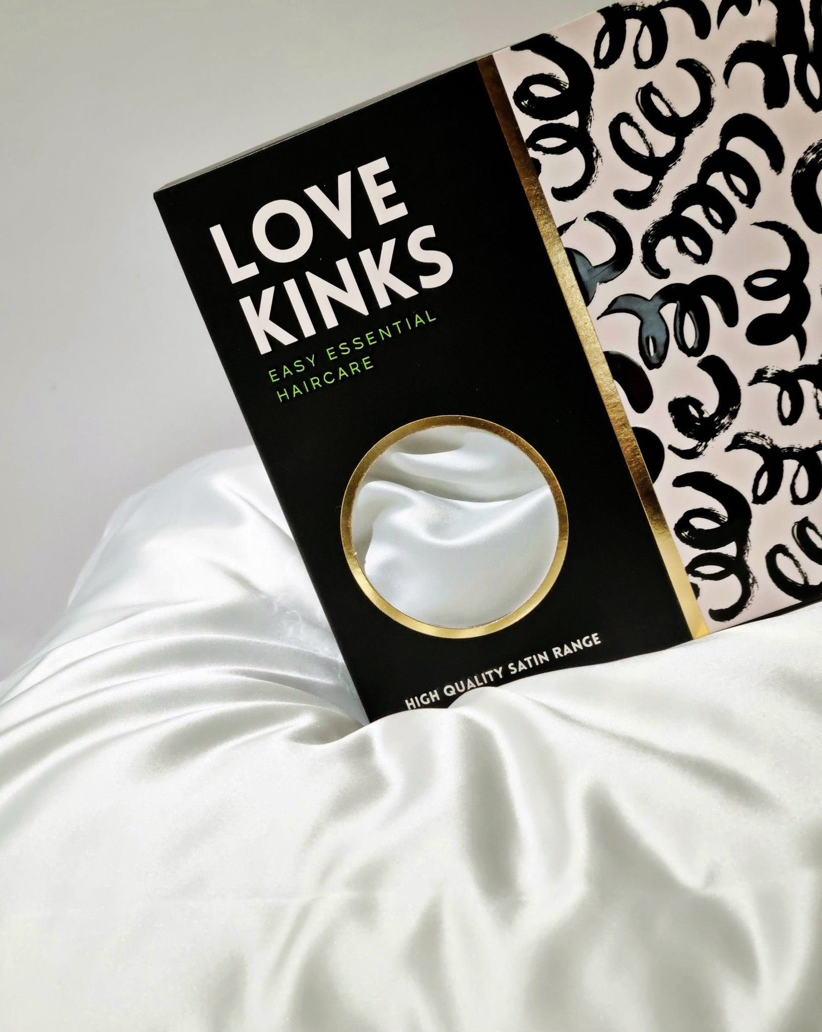 King size satin pillowcase set LOVE KINKS