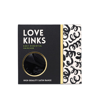 Satin hair ties x3 Black