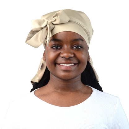 Pre-order Champagne adult satin doek