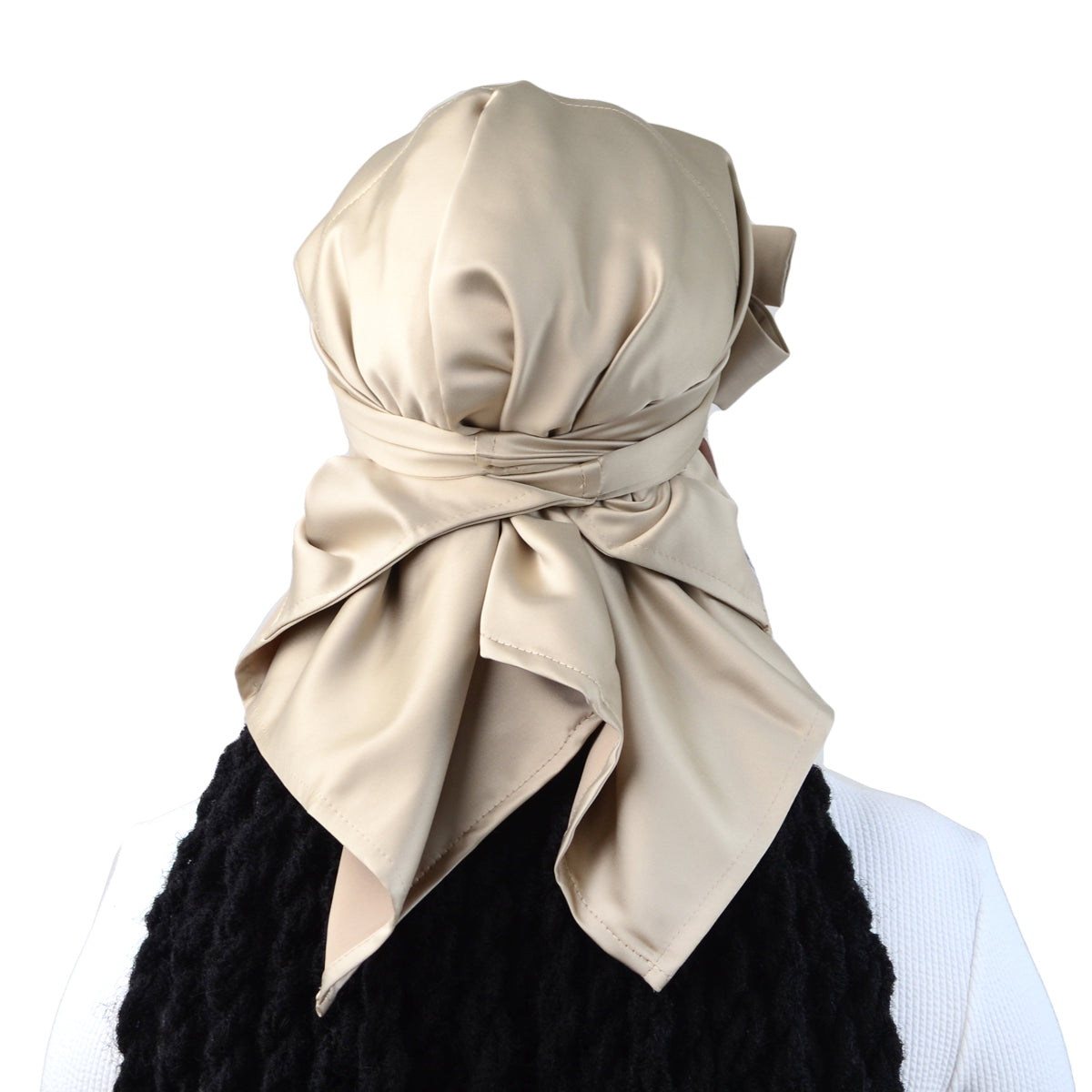Pre-order Champagne adult satin doek