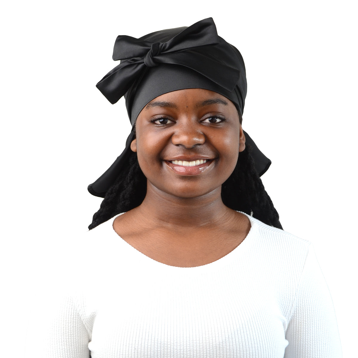 Pre-order Black adult satin doek