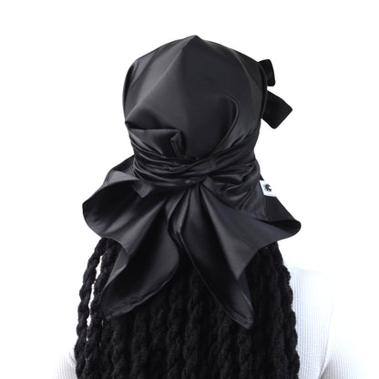 Pre-order Black adult satin doek