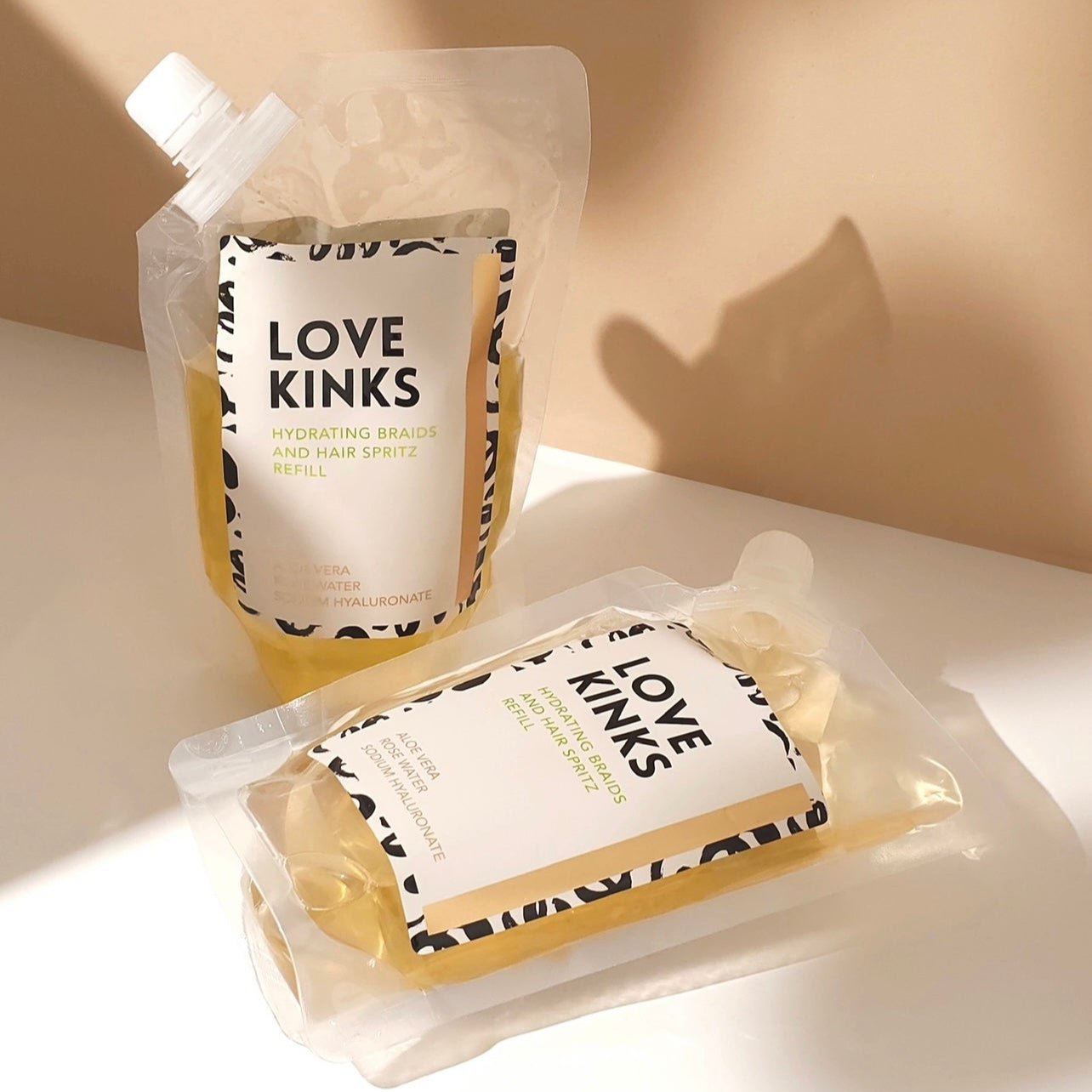 PRE-ORDER Braids and hair spritz refill with Hyaluronic acid, rose water and Aloe leaf extract.  fragranced free