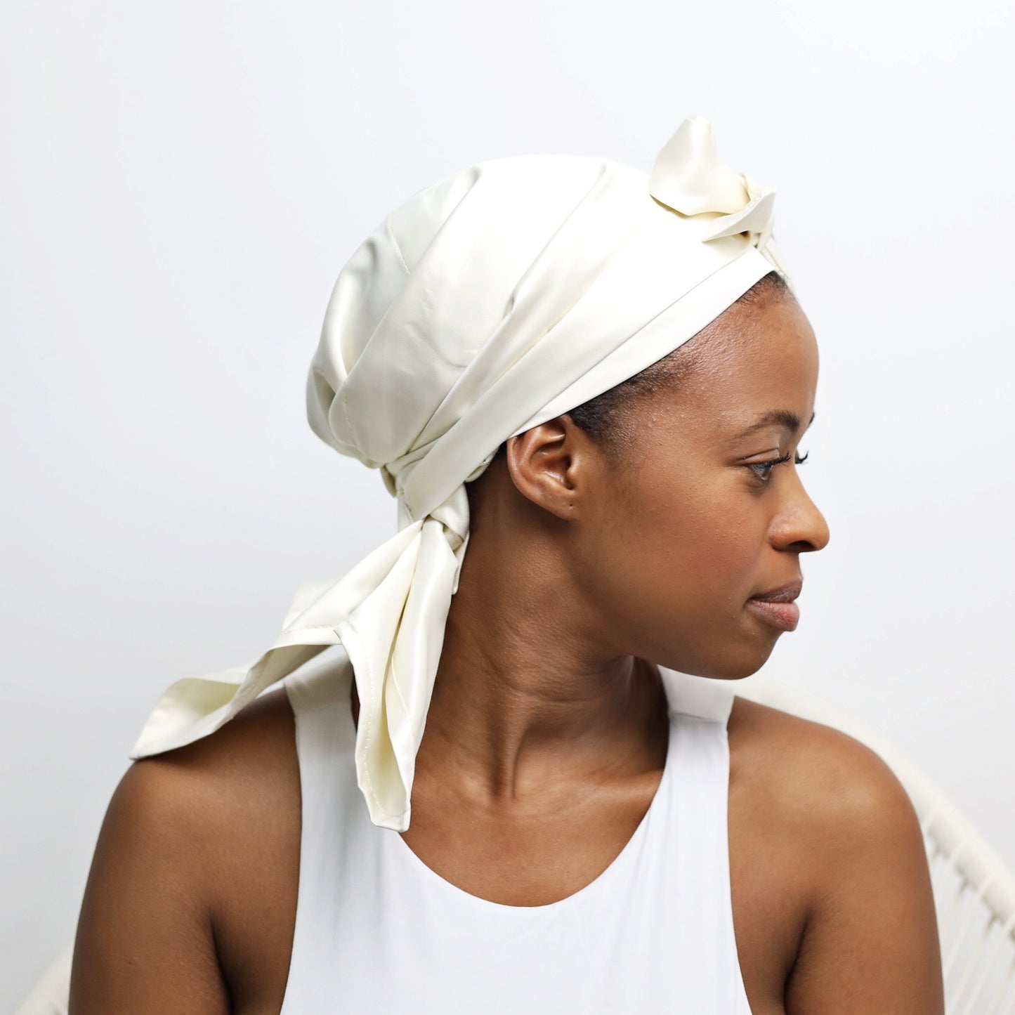 Pre-order Cream adult satin doek