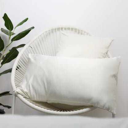 Pre-order Cream standard size satin pillowcases set
