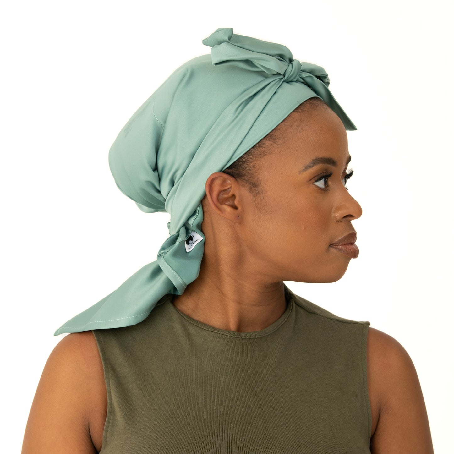 Mint adult satin doek