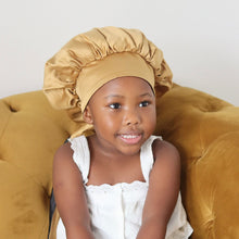 Load image into Gallery viewer, Kiddie satin bonnets Age 2-9
