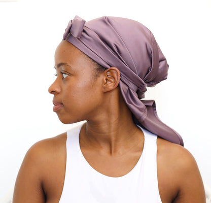 Pre-order Purple adult satin doek