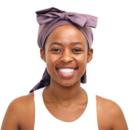 Pre-order Purple adult satin doek